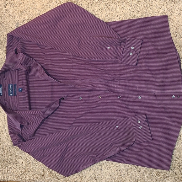 Men's Stafford Essentials Button-Down Collared Shirt - Picture 3 of 6